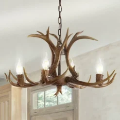 JONATHAN Y 26-inch Adjustable Resin Antler Chandelier with LED Bulbs 9 JONATHAN Y 26-inch Adjustable Resin Antler Chandelier with LED Bulbs -Jonathan Y Store GUEST 01327fe8 2ad7 4e0d 8032 1a85480aff2e