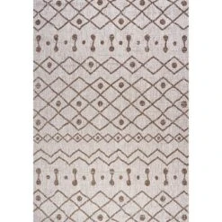 JONATHAN Y Nokat Modern Bohemian Moroccan Inspired Indoor/Outdoor Rug