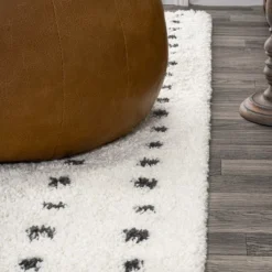 JONATHAN Y Pele Modern Geometric Dot Shag Indoor Area Rug -Jonathan Y Store GUEST 024f4e97 4839 4fc8 855d 8cfab1d911b1