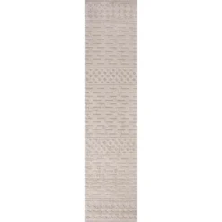 JONATHAN Y Xlendi High-Low Pile Moroccan Geometric Indoor/Outdoor Rug