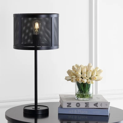 JONATHAN Y Wilcox Minimalist Metal LED Table Lamp - Modern Black Lighting 8 JONATHAN Y Wilcox Minimalist Metal LED Table Lamp - Modern Black Lighting - Image 6