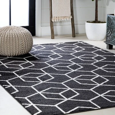 JONATHAN Y Tumbling Blocks Modern Geometric Area Rug 8 JONATHAN Y Tumbling Blocks Modern Geometric Area Rug - Image 6