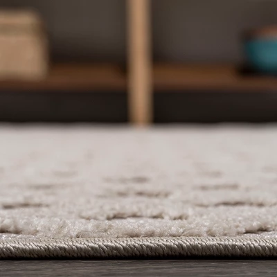 JONATHAN Y Rabat High-Low Pile Mini-Diamond Trellis Indoor/Outdoor Area Rug 7 JONATHAN Y Rabat High-Low Pile Mini-Diamond Trellis Indoor/Outdoor Area Rug - Image 5