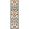 JONATHAN Y Flora Abstract Bold Mandala High-Low Indoor/Outdoor Area Rug