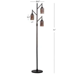 JONATHAN Y Clark 71" Bronze Tiffany-Style 3-Light Floor Lamp -Jonathan Y Store GUEST 0782a4e7 9610 4d98 ab60 f595be71cde2