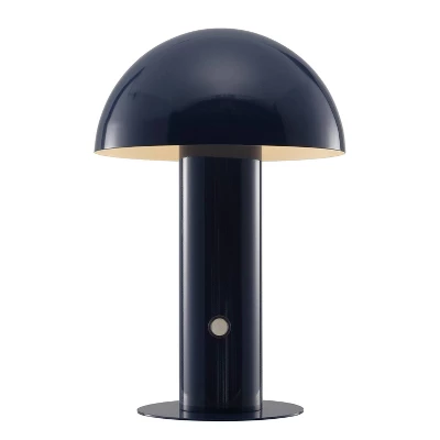 10.75" Boletus Contemporary Bohemian Rechargeable/Cordless Iron LED Mushroom Table Lamp - JONATHAN Y 14 10.75" Boletus Contemporary Bohemian Rechargeable/Cordless Iron LED Mushroom Table Lamp - JONATHAN Y - Image 12