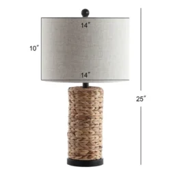 JONATHAN Y Elicia 25" Coastal Seagrass LED Table Lamp Set of 2 -Jonathan Y Store GUEST 09bc04b7 fc4c 4ffa 8acd 1934eb0a06f3