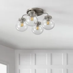 JONATHAN Y Piper 18-Inch 4-Light Farmhouse Rustic Iron and Glass LED Semi Flush Mount 19 JONATHAN Y Piper 18-Inch 4-Light Farmhouse Rustic Iron and Glass LED Semi Flush Mount -Jonathan Y Store GUEST 0afd845f a4b5 458b 8db7 ab2a81cbf50c