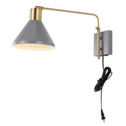 JONATHAN Y 20.5" Mid-Century LED Swing Arm Wall Sconce with USB Charging Port -Jonathan Y Store GUEST 0b8f0205 08cb 4fd3 81a3 8e57e1751af3