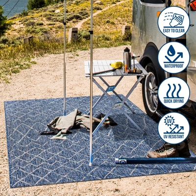 JONATHAN Y Madaba Moroccan Trellis Indoor/Outdoor Runner Rug 10 JONATHAN Y Madaba Moroccan Trellis Indoor/Outdoor Runner Rug - Image 8