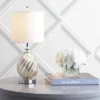 JONATHAN Y Lawrence 20.5" Glass and Metal Table Lamp in Silver with LED Bulb -Jonathan Y Store GUEST 0ce80eae 8b77 4500 a992 32dc7302e99f