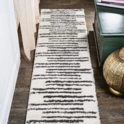 JONATHAN Y Petra Stripe Geometric Shag Area Rug - Bohemian Moroccan Design 24 JONATHAN Y Petra Stripe Geometric Shag Area Rug - Bohemian Moroccan Design -Jonathan Y Store GUEST 0d74db6b 399b 4319 9408 05860ddeeddb