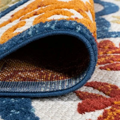 JONATHAN Y Lucena Modern Medallion High-Low Indoor/Outdoor Rug 6 JONATHAN Y Lucena Modern Medallion High-Low Indoor/Outdoor Rug - Image 4