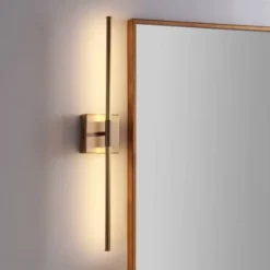 JONATHAN Y Makena 28" Dimmable Metal LED Wall Sconce - Polished Chrome 13 JONATHAN Y Makena 28" Dimmable Metal LED Wall Sconce - Polished Chrome -Jonathan Y Store GUEST 0fd891ec 0841 46b9 a02a 907941ee547b