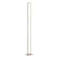 JONATHAN Y Johan 59.5" LED Integrated Minimalist Floor Lamp in Brushed Nickel