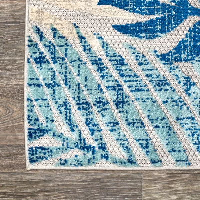 JONATHAN Y Tropics Palm Leaves Indoor/Outdoor Area Rug 9 JONATHAN Y Tropics Palm Leaves Indoor/Outdoor Area Rug - Image 7
