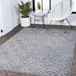 Portmany Neutral Diamond Trellis Indoor/Outdoor Area Rug - JONATHAN Y 17 Portmany Neutral Diamond Trellis Indoor/Outdoor Area Rug - JONATHAN Y -Jonathan Y Store GUEST 10c8dc47 8937 4f5e 99b0 25db32a581ec