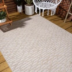 JONATHAN Y Ararat High-Low Pile Moroccan Diamond Indoor/Outdoor Area Rug -Jonathan Y Store GUEST 10f92210 23bf 4231 b990 c73316222cb5