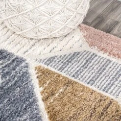 Aileen Geometric Scandi Colorblock Carved Area Rug - JONATHAN Y 12 Aileen Geometric Scandi Colorblock Carved Area Rug - JONATHAN Y -Jonathan Y Store GUEST 10f95f08 77ce 4613 8352 a5aeb0a12eab