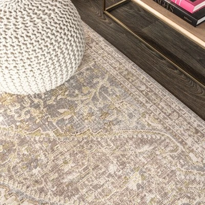 JONATHAN Y Petras Modern Ornate Medallion Distressed Area Rug 8 JONATHAN Y Petras Modern Ornate Medallion Distressed Area Rug - Image 6