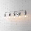 JONATHAN Y Shirley 36.25" 5-Light Chrome Vanity Light with Seeded Glass -Jonathan Y Store GUEST 13575043 5841 44ee a571 33bf143e0a71
