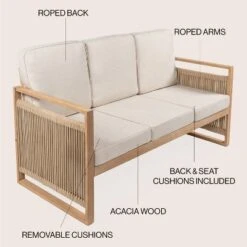 JONATHAN Y Gable 3-Seat Mid-Century Modern Roped Acacia Wood Outdoor Sofa 13 JONATHAN Y Gable 3-Seat Mid-Century Modern Roped Acacia Wood Outdoor Sofa -Jonathan Y Store GUEST 1463b9fc 04f9 4948 a693 431f795585ad