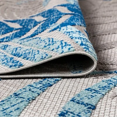 JONATHAN Y Tropics Palm Leaves Indoor/Outdoor Area Rug 6 JONATHAN Y Tropics Palm Leaves Indoor/Outdoor Area Rug - Image 4