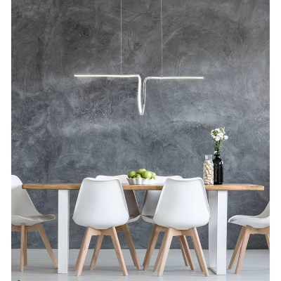 JONATHAN Y Ali 34.5" Adjustable Metal Dimmable Linear LED Pendant - Black 3 JONATHAN Y Ali 34.5" Adjustable Metal Dimmable Linear LED Pendant - Black