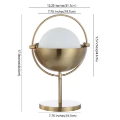 Jonathan Y Casi 17.5" Iron and Glass Art Deco Globe Table Lamp - Brass -Jonathan Y Store GUEST 1b9c7819 1525 4d59 bf01 d1933548c691