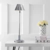 JONATHAN Y 26" Metal Roxy Shade Table Lamp - Silver Chrome (LED Included) 2 JONATHAN Y 26" Metal Roxy Shade Table Lamp - Silver Chrome (LED Included) -Jonathan Y Store GUEST 1dfa44dd 8895 468b 8bbb 880e345554ca