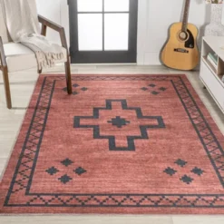 Korsa Geometric Medallion Machine-Washable Area Rug - JONATHAN Y 15 Korsa Geometric Medallion Machine-Washable Area Rug - JONATHAN Y -Jonathan Y Store GUEST 1ea86f74 f6e2 4e05 ad39 f4a557a29325
