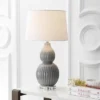 Jonathan Y 28.25" Ceramic Thatcher Table Lamp (Includes LED Light Bulb)