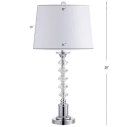 28" (Set Of 2) Kinsley Crystal Table Lamp (Includes LED Light Bulb) Clear - JONATHAN Y -Jonathan Y Store GUEST 224ce9e3 7187 4c4a 9a6d 6da457a56fea