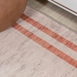 JONATHAN Y Raita Modern Distressed Stripe Machine-Washable Area Rug -Jonathan Y Store GUEST 228d78ec fe10 4d5d 81c9 6670379784b5