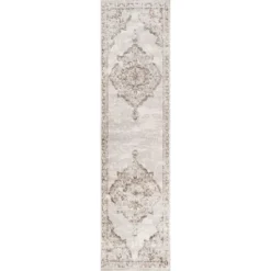 JONATHAN Y Alhambra Ornate Medallion Modern Indoor Area Rug