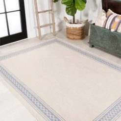 JONATHAN Y Lucia Classic Diamond Border Indoor/Outdoor Rug -Jonathan Y Store GUEST 23d7e4f0 a6c4 4044 b505 23552f46d706