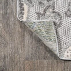 JONATHAN Y Julien Paisley High-Low Indoor/Outdoor Rug - Gray/Ivory -Jonathan Y Store GUEST 2580ab60 0a97 444a 8ed4 a212a294379b