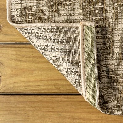 JONATHAN Y Zinnia Modern Floral Textured Weave Indoor/Outdoor Area Rug 8 JONATHAN Y Zinnia Modern Floral Textured Weave Indoor/Outdoor Area Rug - Image 6