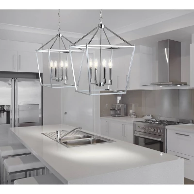 JONATHAN Y 16" Metal Pagoda Lantern Pendant - Includes LED Bulb 6 JONATHAN Y 16" Metal Pagoda Lantern Pendant - Includes LED Bulb - Image 4