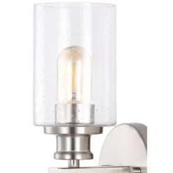 JONATHAN Y Jules Edison Cylinder 2-Light Iron/Seeded Glass Farmhouse Contemporary LED Wall Sconce -Jonathan Y Store GUEST 2b2670cf ddc3 4c9d a229 76a8baedb89c