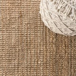 JONATHAN Y Para Hand Woven Chunky Jute Rug with Decorative Fringe -Jonathan Y Store GUEST 2d58b29a eddd 4345 b476 6d74faf2210a