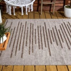 Zolak Berber Stripe Geometric Indoor/Outdoor Area Rug - JONATHAN Y -Jonathan Y Store GUEST 3130077a 6d96 441d 8eeb 85d269c11d9e