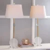 34" (Set Of 2) Spencer Crystal/Metal Table Lamp (Includes LED Light Bulb) Clear - JONATHAN Y -Jonathan Y Store GUEST 32f24173 754a 47f4 b922 638ddf51a6af