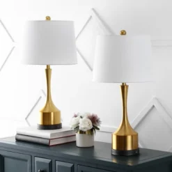 JONATHAN Y Cooper 26" French Country Iron LED Table Lamps with USB - Set of 2 15 JONATHAN Y Cooper 26" French Country Iron LED Table Lamps with USB - Set of 2 -Jonathan Y Store GUEST 355af4e0 bd94 496b 8368 53184c888101