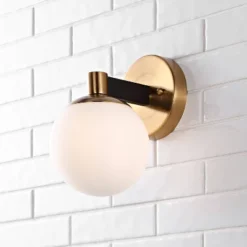 JONATHAN Y 5.75" Art Deco LED Metal & Frosted Glass Globe Wall Sconce 9 JONATHAN Y 5.75" Art Deco LED Metal & Frosted Glass Globe Wall Sconce -Jonathan Y Store GUEST 36e47e2e e522 4c68 b353 b4b27dcb4de9
