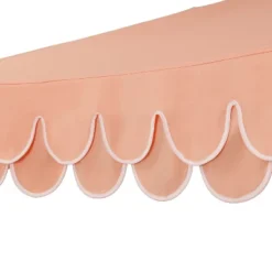 JONATHAN Y Tracy 9 Ft. Classic Mid-Century Scalloped Fringe Market Patio Umbrella -Jonathan Y Store GUEST 37690bd4 fe23 4bd5 8289 68317042b64d