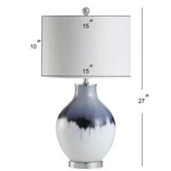 JONATHAN Y Mia 27" Blue Glass and Metal Table Lamp with LED Bulb 7 JONATHAN Y Mia 27" Blue Glass and Metal Table Lamp with LED Bulb -Jonathan Y Store GUEST 38e34c22 fb00 4182 bc08 c57f93f7c1d5