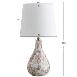 20.5" Mona Mini Table Lamp (Includes LED Light Bulb) Ivory - JONATHAN Y -Jonathan Y Store GUEST 39453b56 8e89 47df 9310 bd8de7652cae