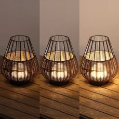 JONATHAN Y Elian 10" Rechargeable Indoor/Outdoor Faux Wicker LED Table Lamps, Set of 2 -Jonathan Y Store GUEST 398c3550 683f 4c7b 859c 6617ab823080