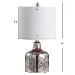19" Glass Gemma Bell Table Lamp (Includes LED Light Bulb) Chrome - JONATHAN Y 8 19" Glass Gemma Bell Table Lamp (Includes LED Light Bulb) Chrome - JONATHAN Y -Jonathan Y Store GUEST 39b57035 264d 4e60 80b9 a5ad534a327e